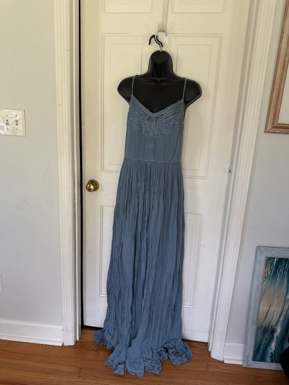 Kimchi Blue Size 10 Blue Maxi Dress